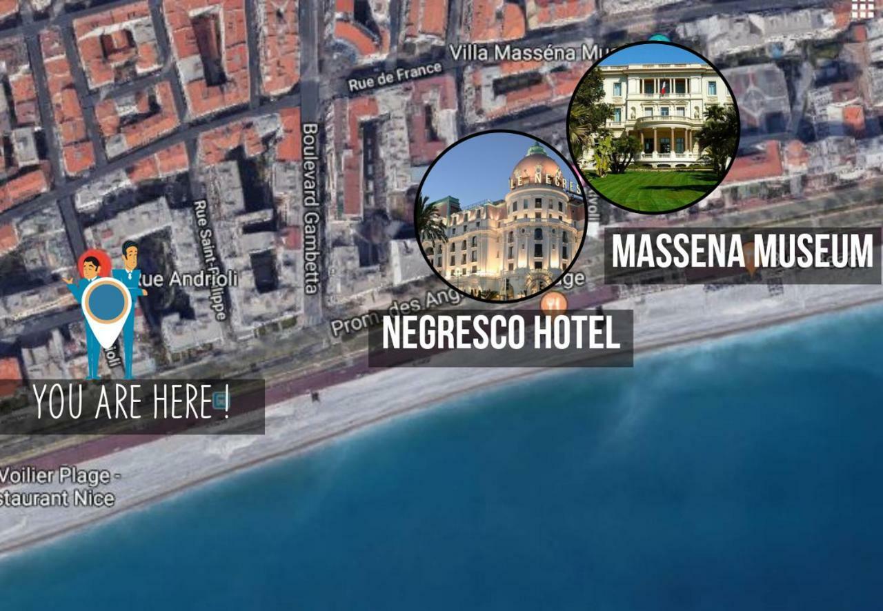 Nestor&Jeeves - L'Olympic - Central - Very Close Sea Nizza Exterior foto